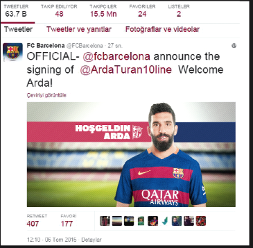 Ve Arda Barça'da